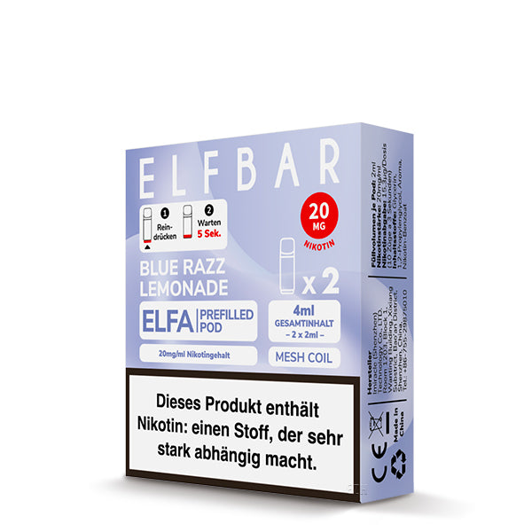 Elfbar ELFA Pods - Blue Razz Lemonade (2er Pack)