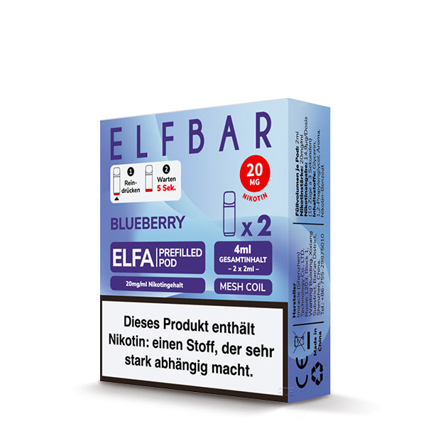 Elfbar ELFA Pods - Blueberry (2er Pack)