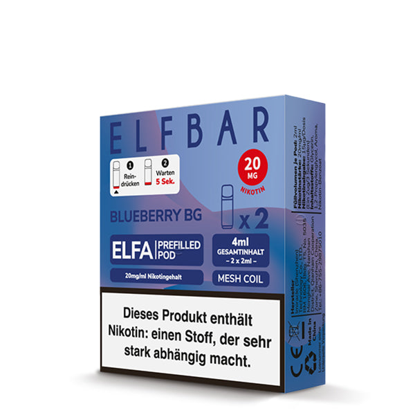 Elfbar ELFA Pods - Blueberry BG (2er Pack)