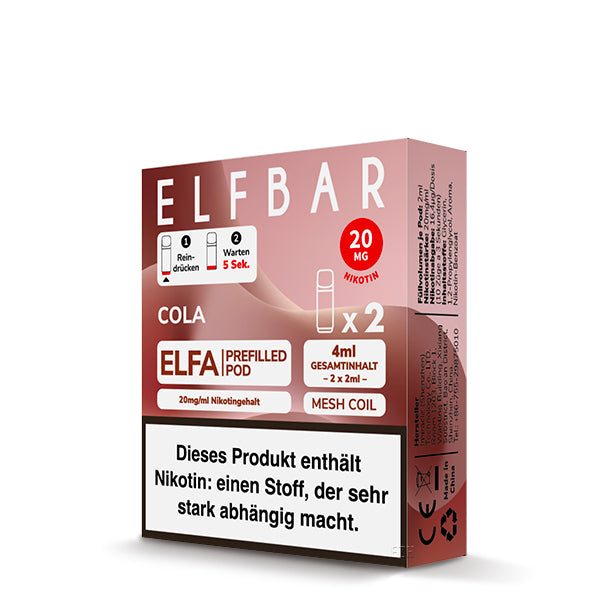 Elfbar ELFA Pods - Cola (2er Pack)