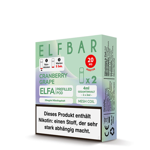 Elfbar ELFA Pods - Cranberry Grape (2er Pack)