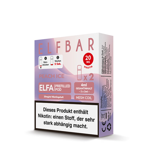 Elfbar ELFA Pods - Peach Ice (2er Pack)