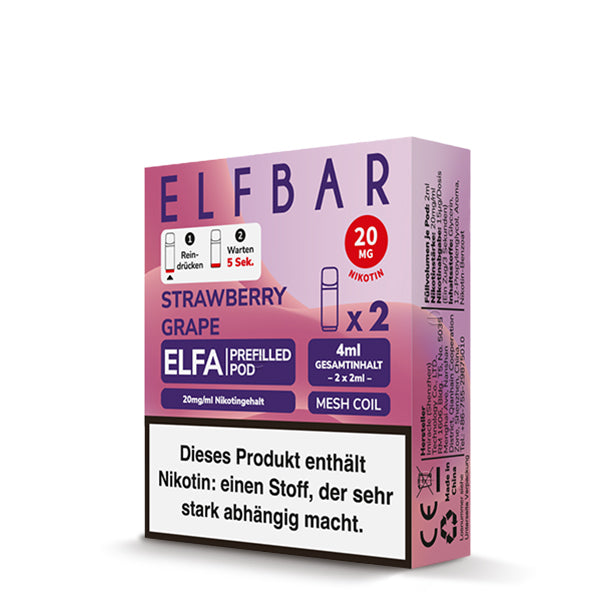 Elfbar ELFA Pods - Strawberry Grape (2er Pack)