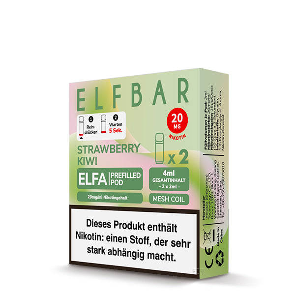 Elfbar ELFA Pods - Strawberry Kiwi (2er Pack)