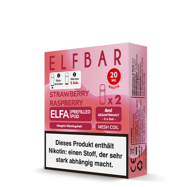 Elfbar ELFA Pods - Strawberry Raspberry (2er Pack)