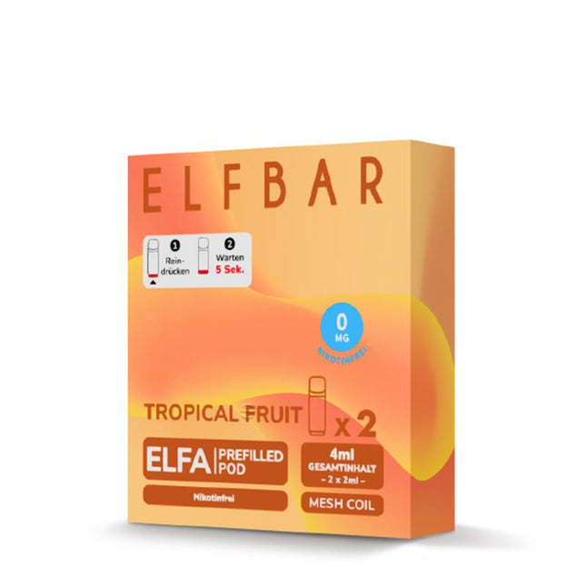 Elfbar ELFA Pods Nikotinfrei - Tropical Fruits (2er Pack)