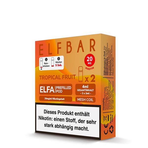 Elfbar ELFA Pods - Tropical Fruits (2er Pack)