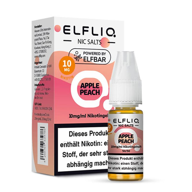 Elfbar ElfLIQ 10ml - Apple Peach 10mg